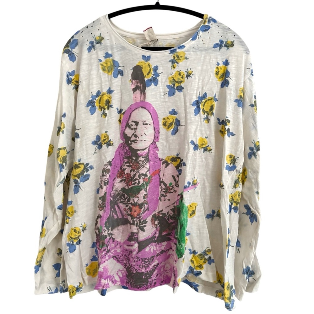 Magnolia Pearl Brave Of Yellow Roses Viggo Tee NWT RARE